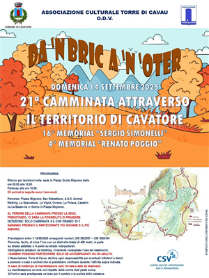 21° Camminata "Da 'n bric a 'n 'oter"